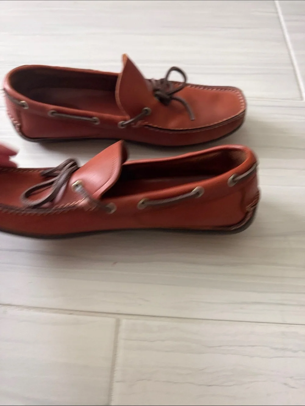 Salvatore Ferragamo Leather Boat Shoes